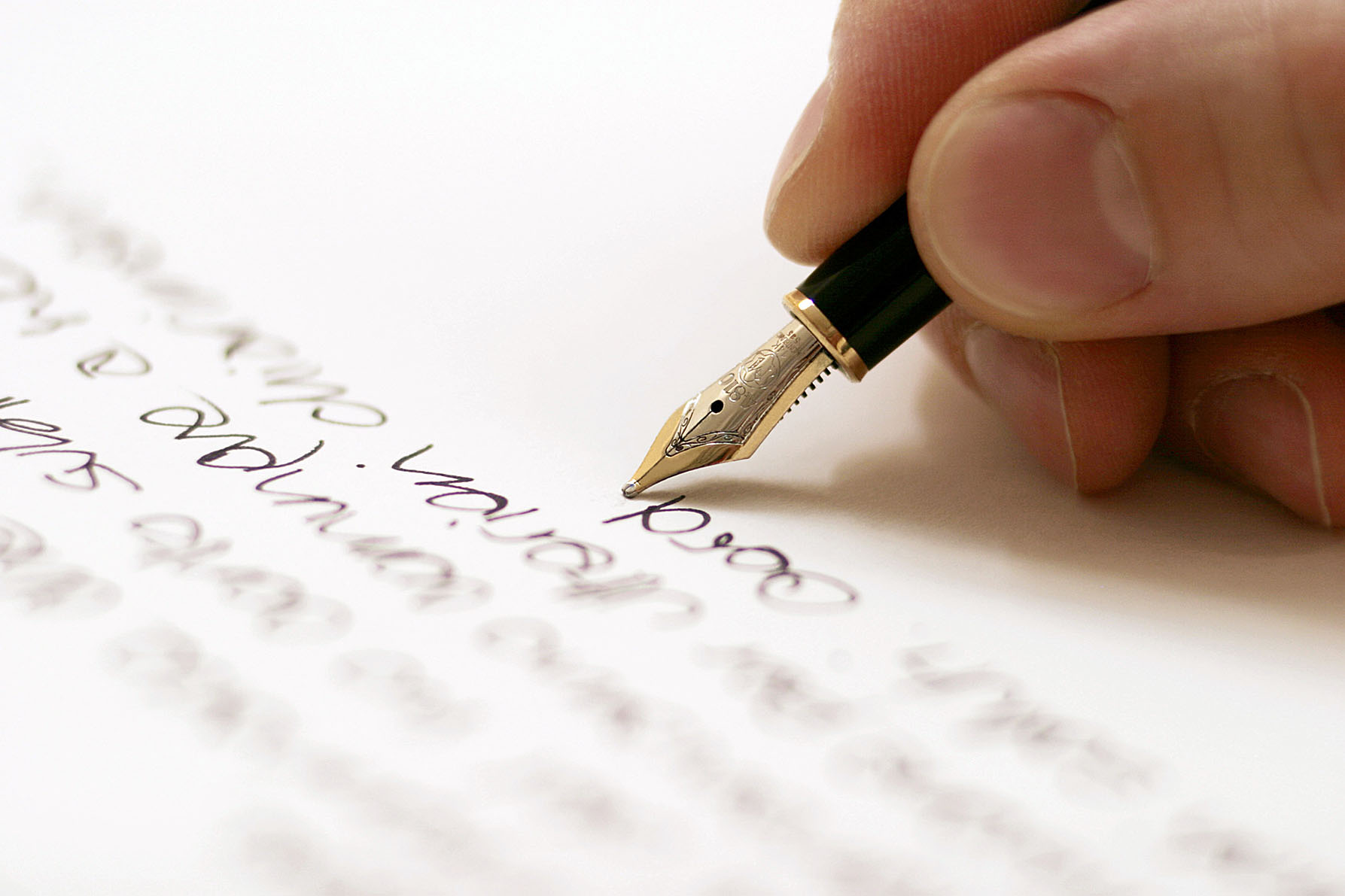 Image - Handwerk mit spitzer Feder