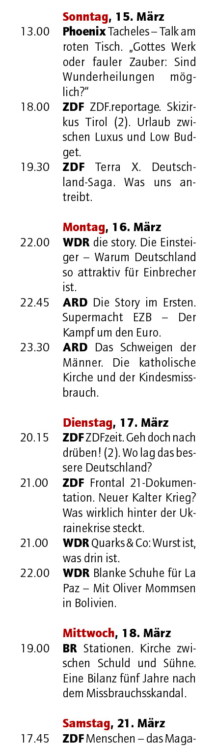 Image - Fernsehtipps