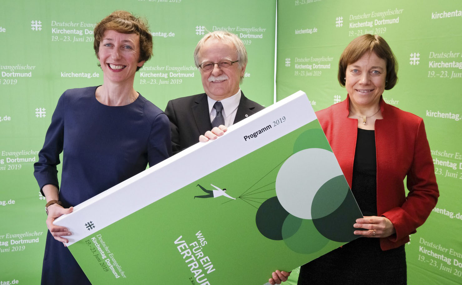 Image - Merkel, Maas und Steinmeier kommen zum Kirchentag