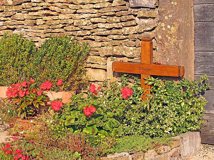 Image - Frère Roger Schutz ist in Taizé begraben.