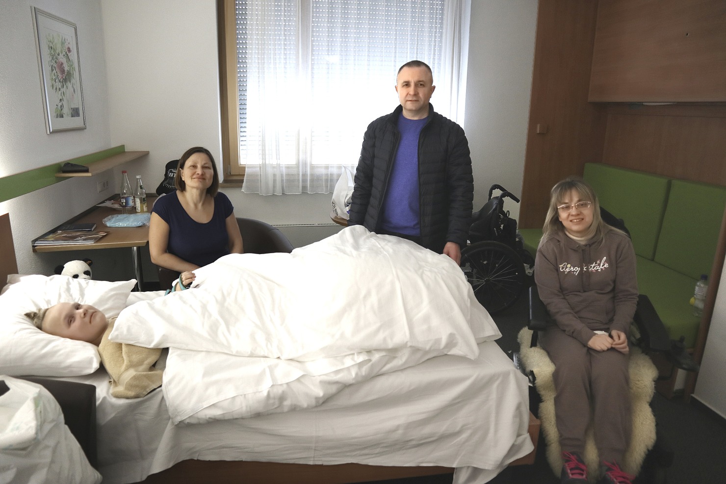 Image - Behinderte fliehen vor dem Krieg