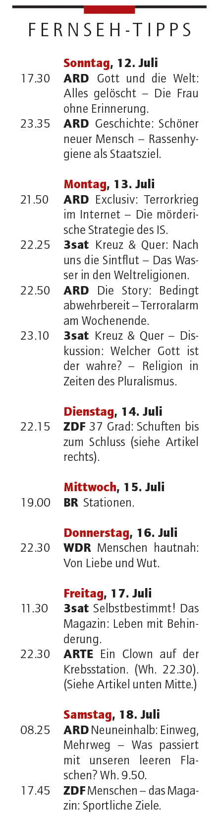 Image - Fernsehtipps