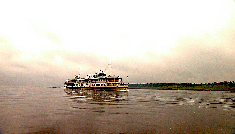 Image - Mit dem Postboot auf dem Jenissej