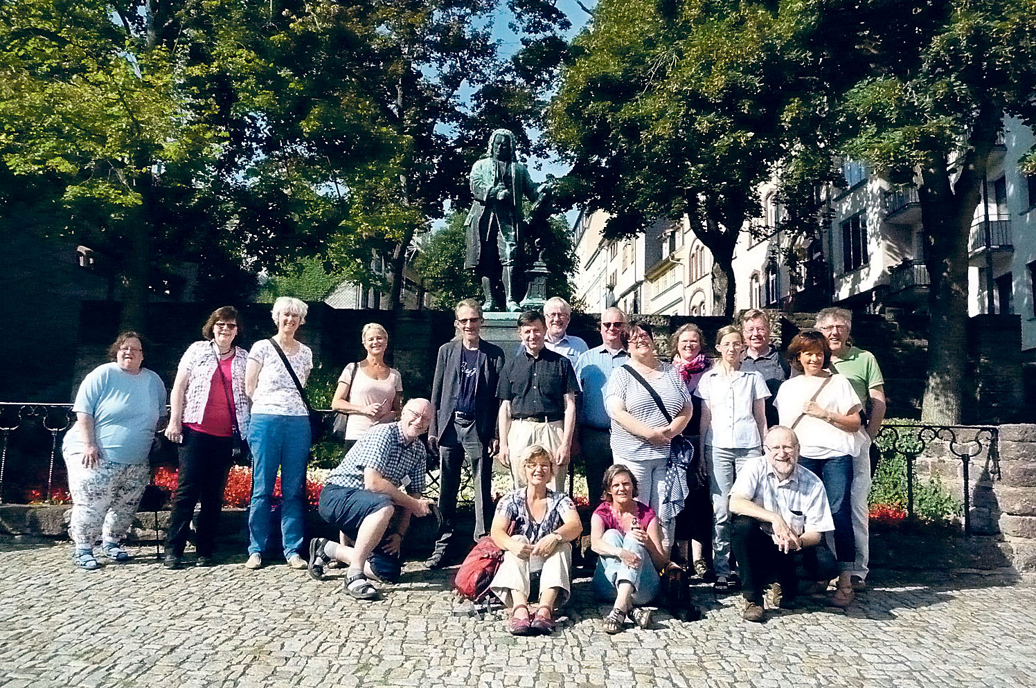 Image - Bach zu Füßen mit Luther auf der Zunge