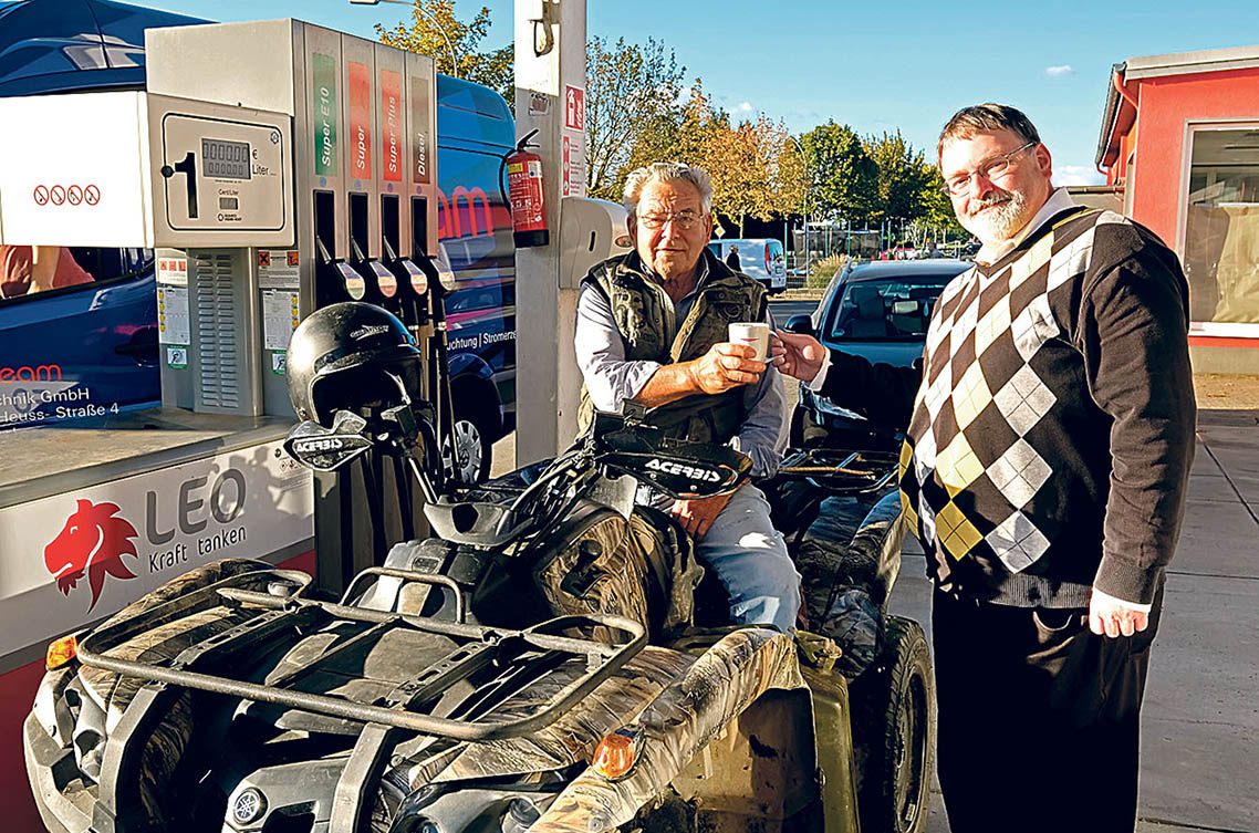 Image - Seelsorge an der Zapfsäule