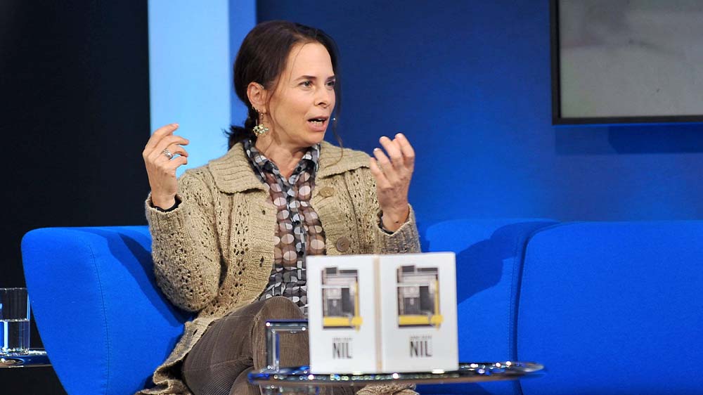 Die österreichische Autorin Anna Baar wurde in Zagreb im damaligen Jugoslawien geboren (hier ein Bild von der Frankfurter Buchmesse 2021)