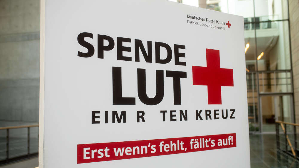 DRK-Blutspendeaktion anlässlich des Internationalen Weltblutspendertages