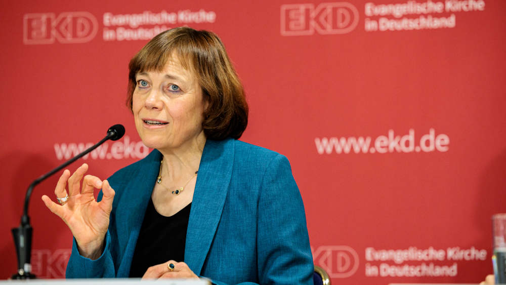Die EKD-Ratsvorsitzende Annette Kurschus