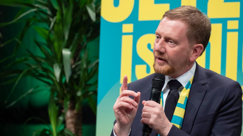 Image - Ministerpräsident Kretschmer nach AfD-Siegen: “In diesem Land gerät etwas ins Rutschen”