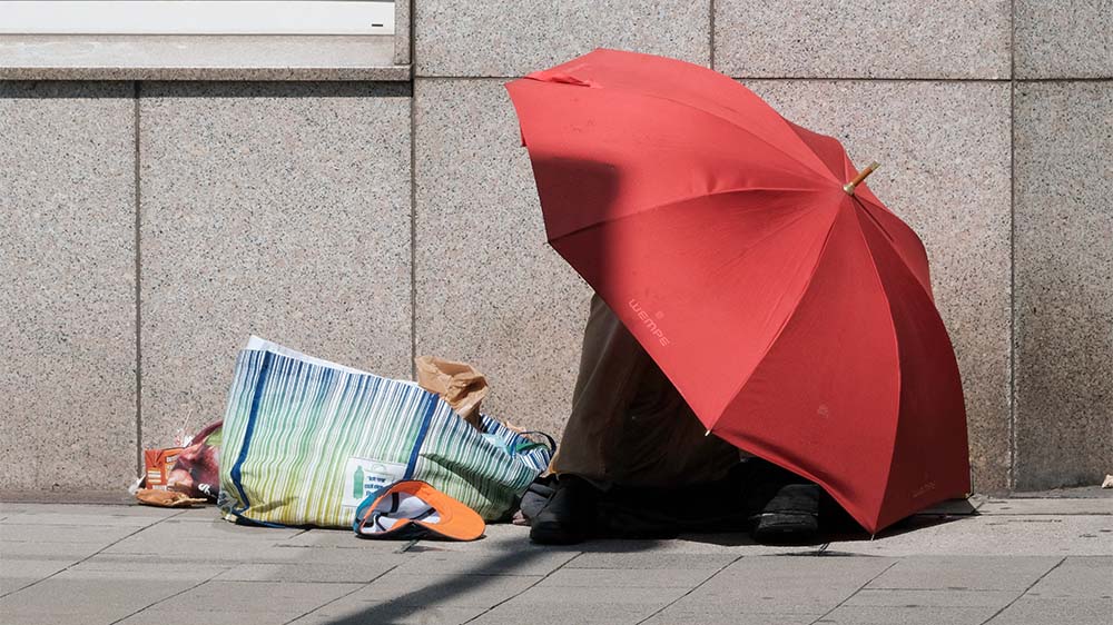 Die Hitze macht obdachlosen Menschen besonders zu schaffen