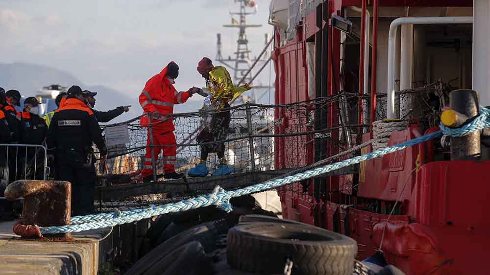 Die Sea-Eye 4 rettet Flüchtlinge aus dem Mittelmeer ( Archiv)