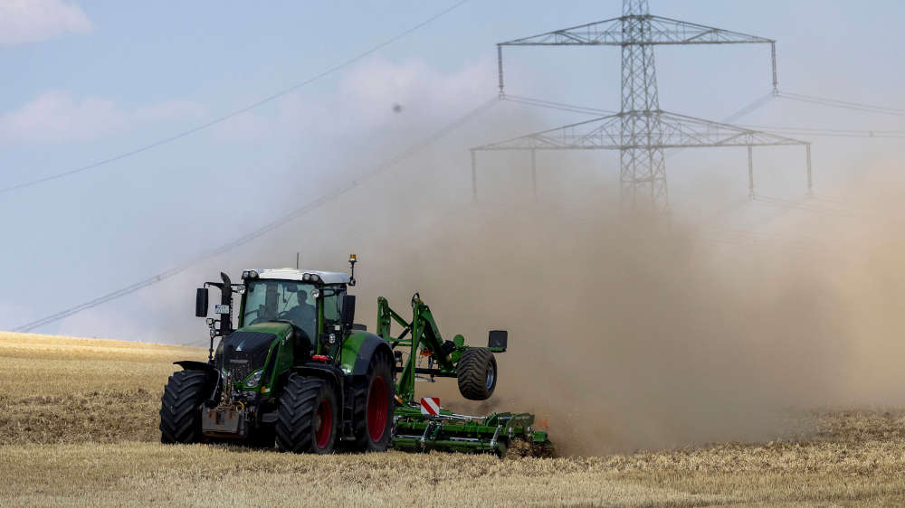 In der Landwirtschaft hat Wasserknappheit bereits Auswirkungen auf die Ernte