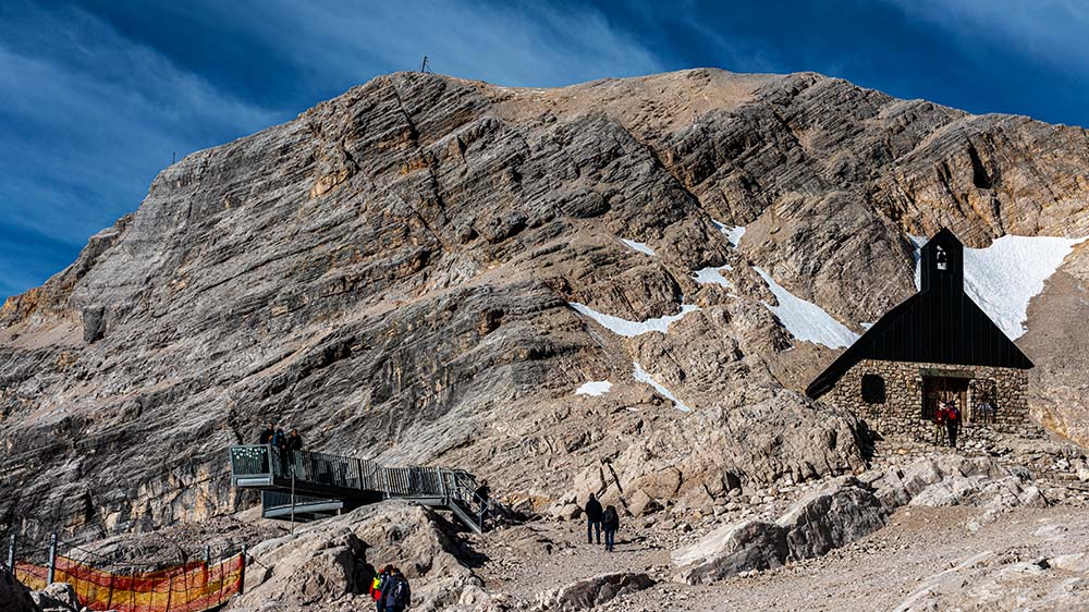 Die Zugspitze ist mit 2.962 Metern der höchste Gipfel Deutschlands