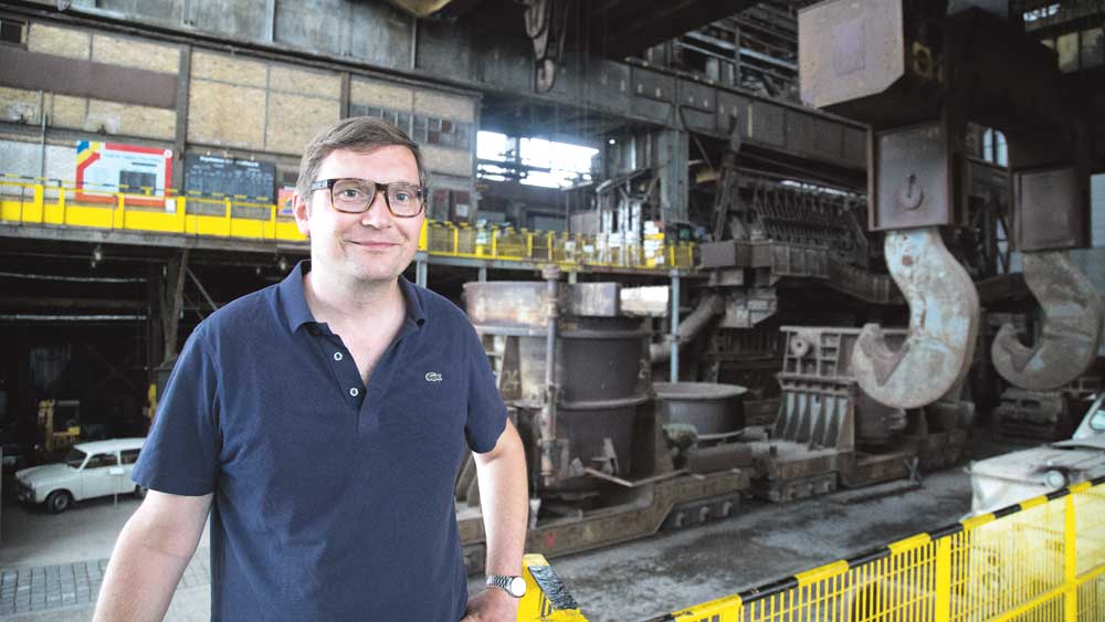 Marius Krohn im Industriemuseum Brandenburg