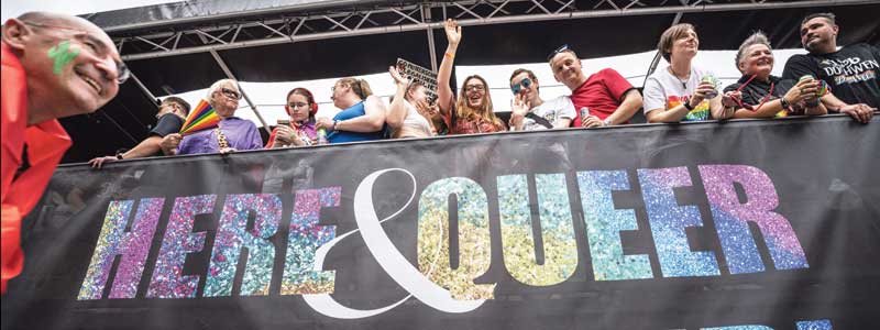 Wagen auf Christopher Street Day