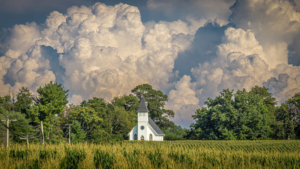 77 Prozent der Kirchgänger in de USA erklärten, bei einem Unwetter blieben sie manchmal zu Hause