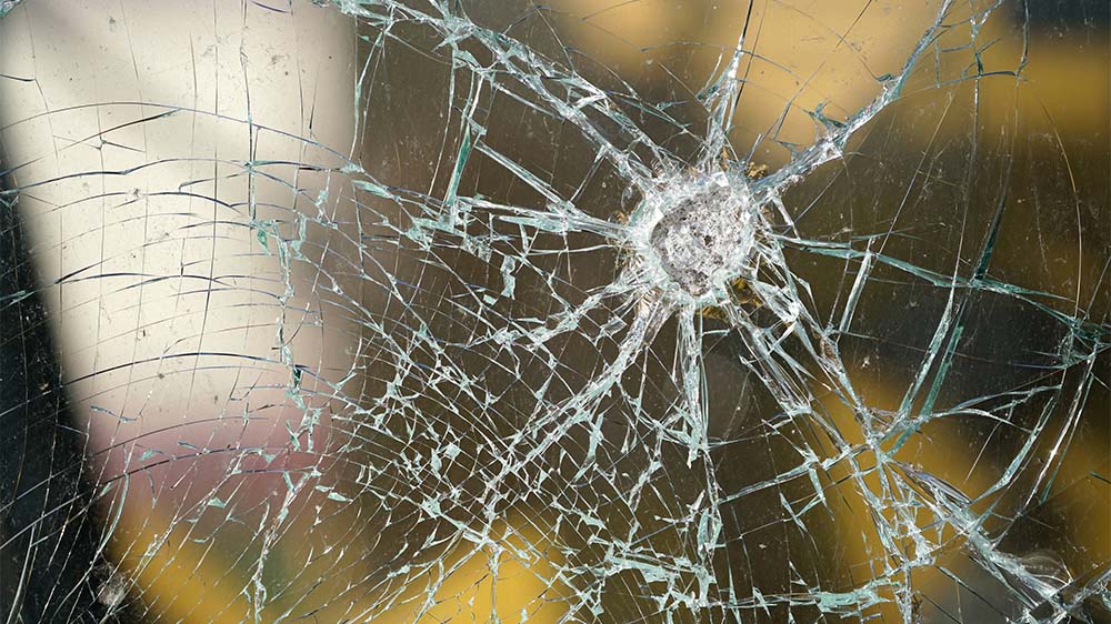 Mehrere Fensterscheiben wurden am Sitz der Stiftung niedersächsische Gedenkstätten in Celle zerstört