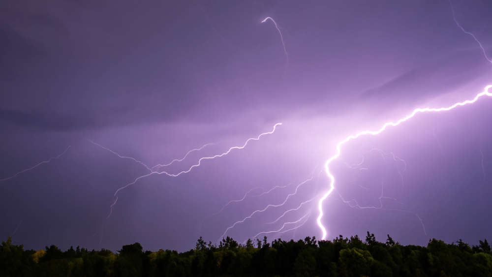 Im vergangenen Jahr hat es vergleichsweise wenig Blitze gegeben