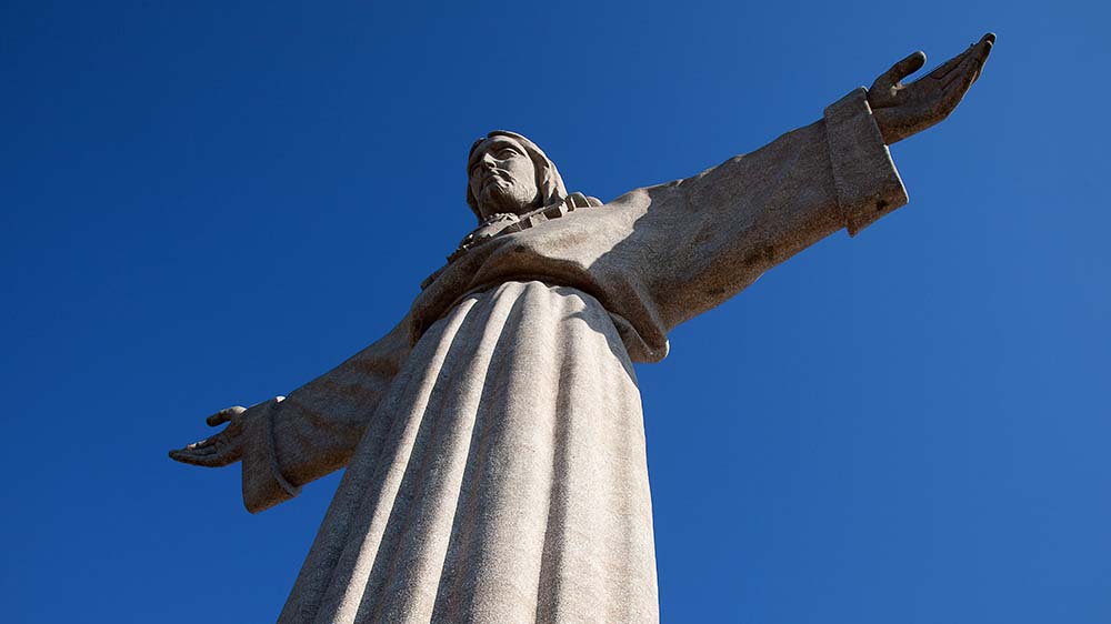 Die Christus Statue in Lissabon war in dem Porsche-Video nicht mehr zu sehen