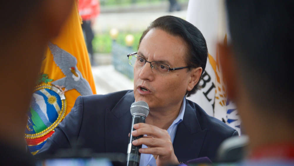 Präsidentschaftskandidat Villavicencio wurde während einer Veranstaltung in Ecuador getötet (Archivbild)