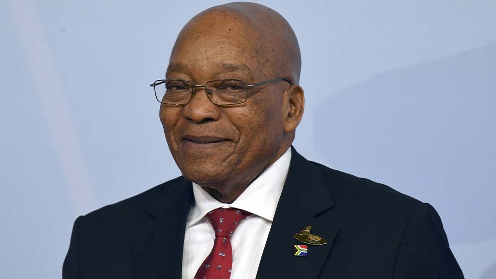 Südafrikas ehemaliger Präsident Jacob Zuma hier 2017 beim G20 Treffen in Hamburg