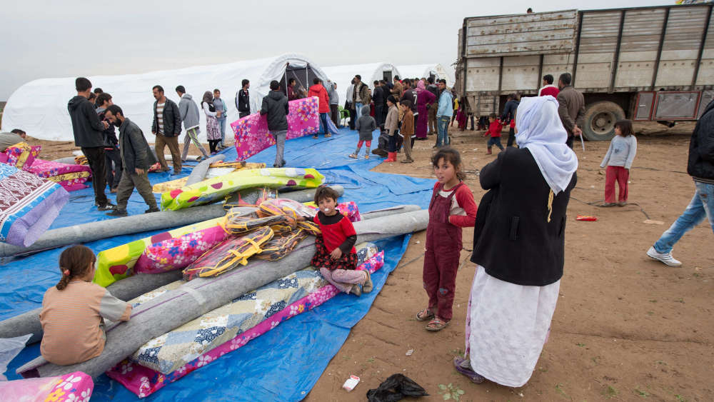 Noch immer müssen Jesiden in Flüchtlingslagern in Kurdistan ausharren