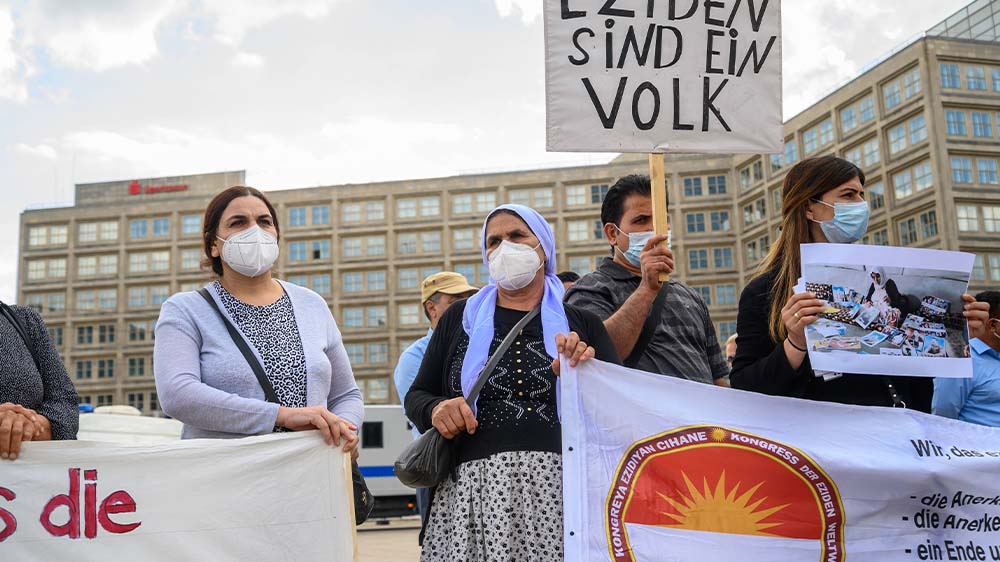 Image - Hungerstreik gegen Abschiebung von Jesiden
