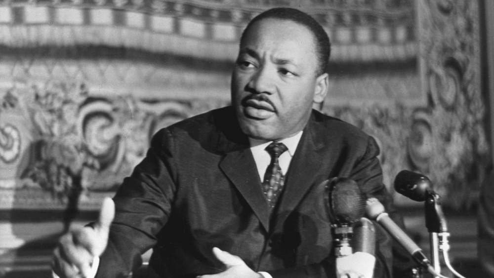 Der schwarze Bürgerrechtler und Friedensnobelpreisträger Dr. Martin Luther King