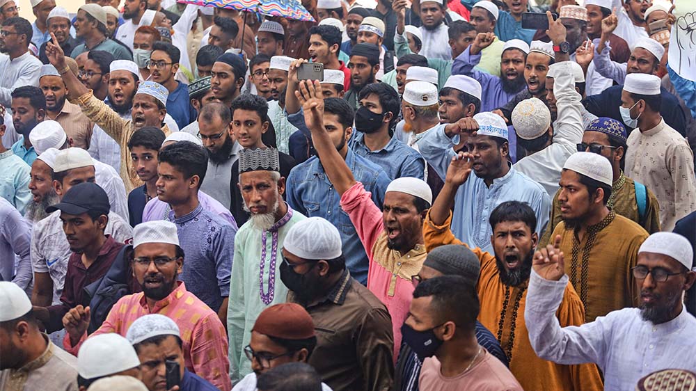 Bereits nach einer anderen Koranverbrennung in Schweden kam es zu Protesten von Muslimen - wie hier in Bangladesh