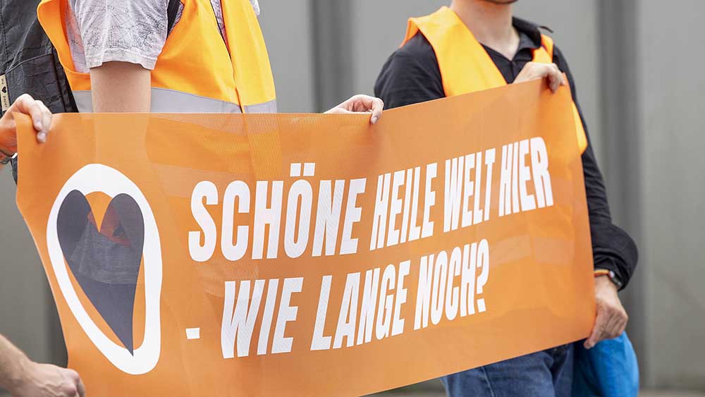 Die Letzte Generation musste ihren Protest unterbrechen (Symbolbild)