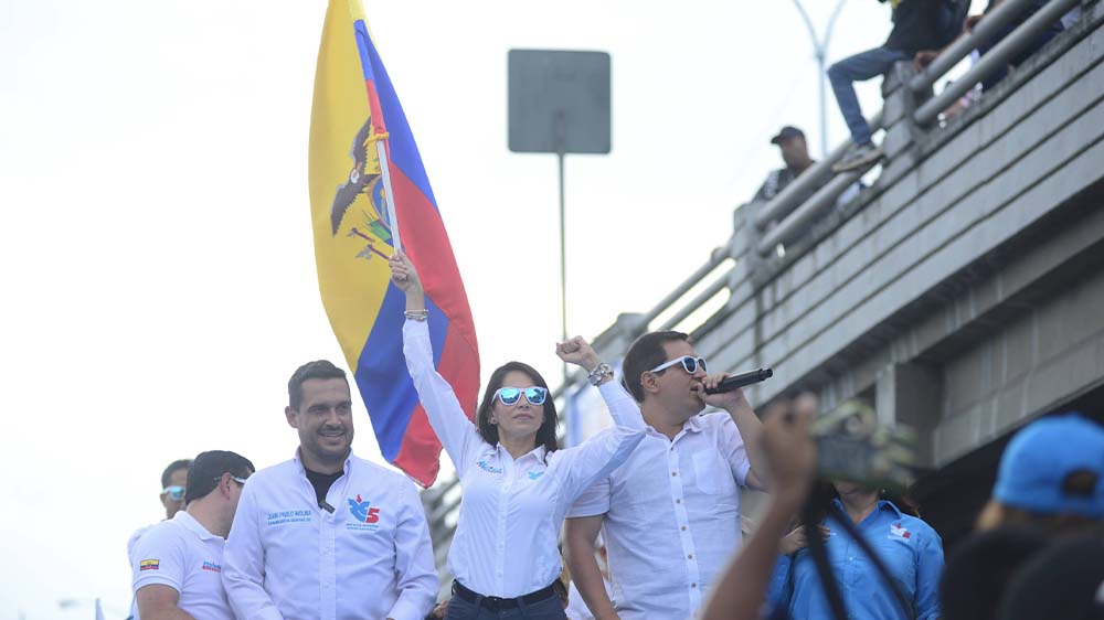 Nach Auszählung von rund 85 Prozent der Stimmen kam Luisa González auf 33 Prozent 