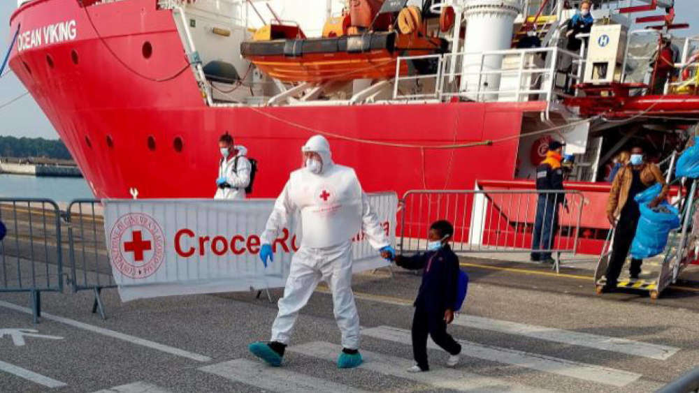 Die "Ocean Viking" hat 272 Flüchtlinge aus dem Mittelmeer gerettet (Archivbild)