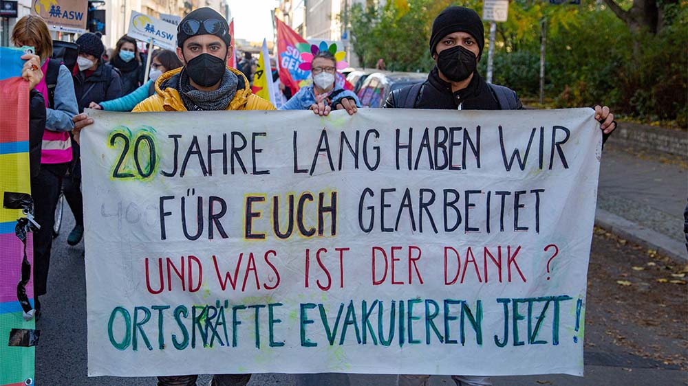 Das Patenschaftsnetzwerk Ortskräfte fordert von der Bundesregierung ein Konzept zum Umgang mit Ortskräften
