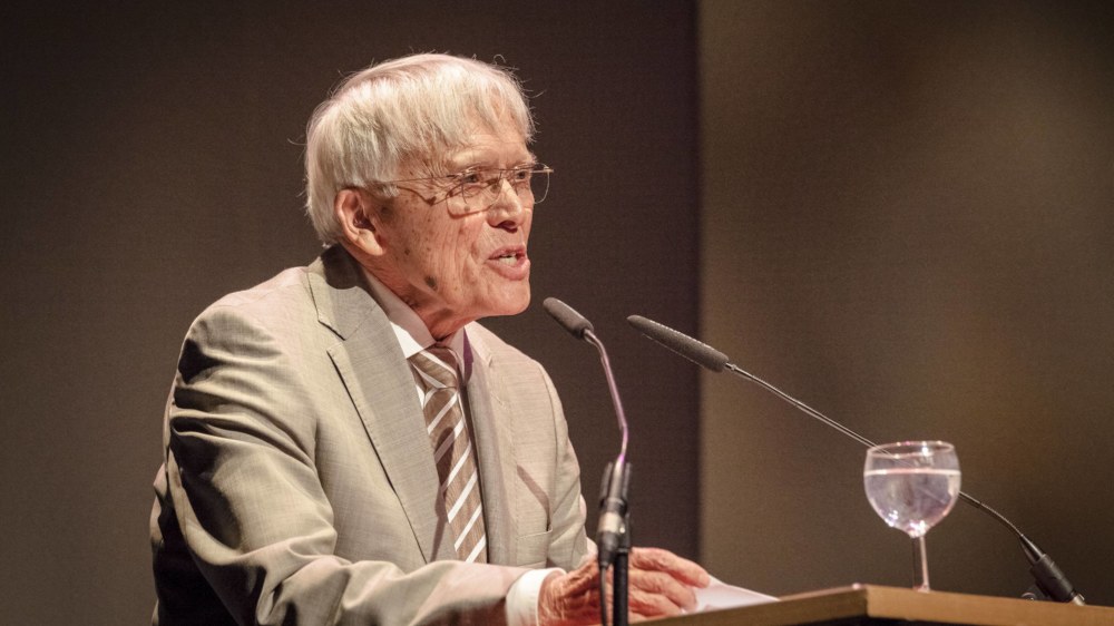 Reiner Kunze beim Poesiefestival in Berlin (2015)