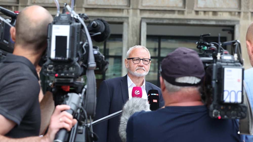 Der Anwalt der Familie des Getöteten, Anwalt Steffen Hörning