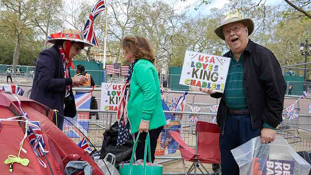 Royale Fans gibt es überall auf der Welt, dieser hier kommt aus den USA