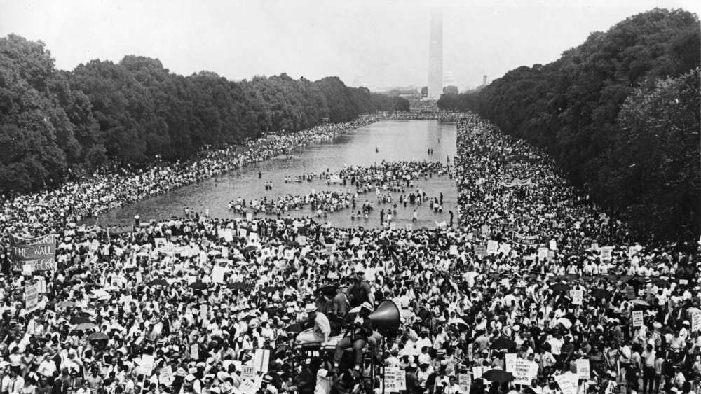1963 demonstrierten beim "Marsch auf Washington" 200.000 schwarze und weiße Amerikaner für mehr Bürgerrechte