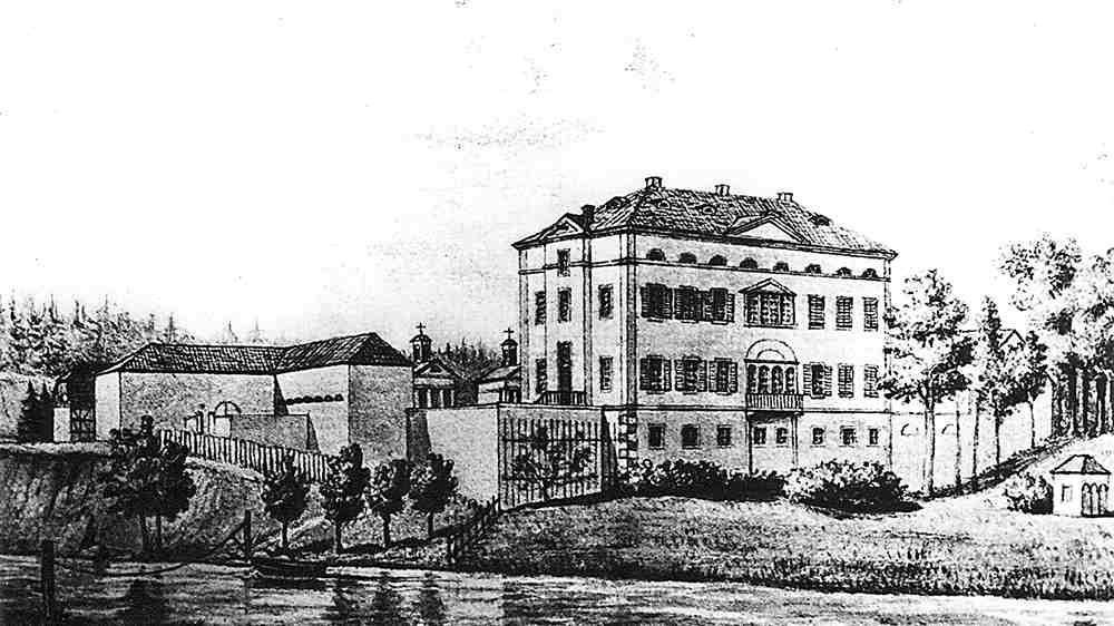 Eindrückliches Ensemble an der Ruhr: Die Burg Villigst um das Jahr 1720