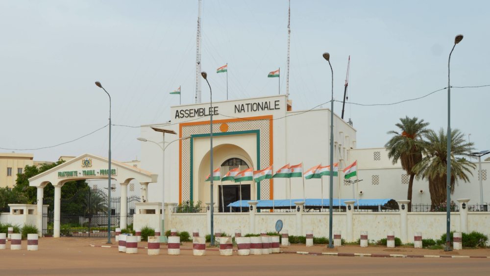 Das Parlamentsgebäude in Nigers Hauptstadt Niamey