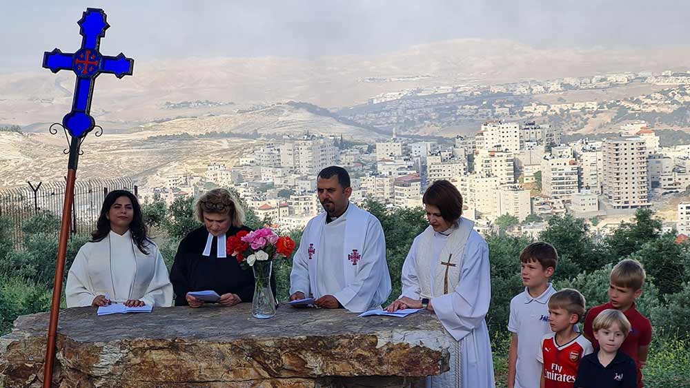 Gottesdienst am Himmelfahrtstag mit Professorin Johanna Haberer auf dem Ölberg