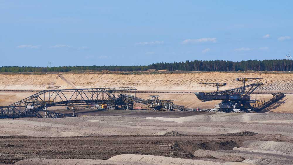 Tagebau Jänschwalde in Brandenburg
