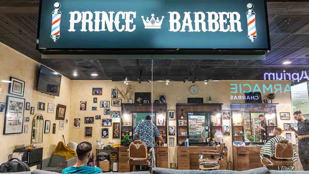 "Prince Barber" heißt der Salon von Louis-Philippe Gabo