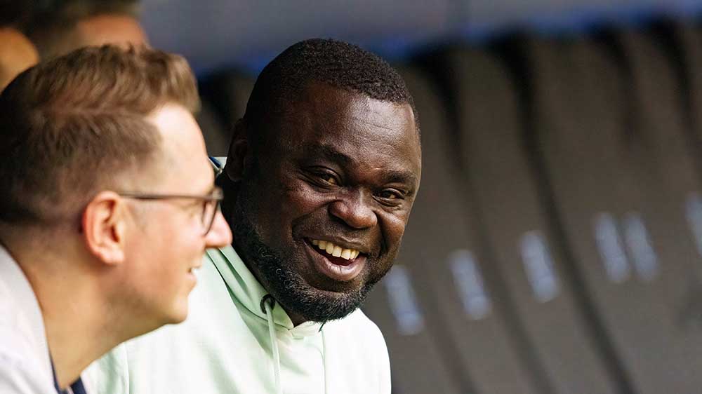 Gerald Asamoah leitet heute die Lizenzspielerabteilung bei Schalke 04