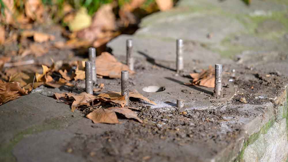 Hier stand bis vor Kurzem noch die Hengsbach-Statue