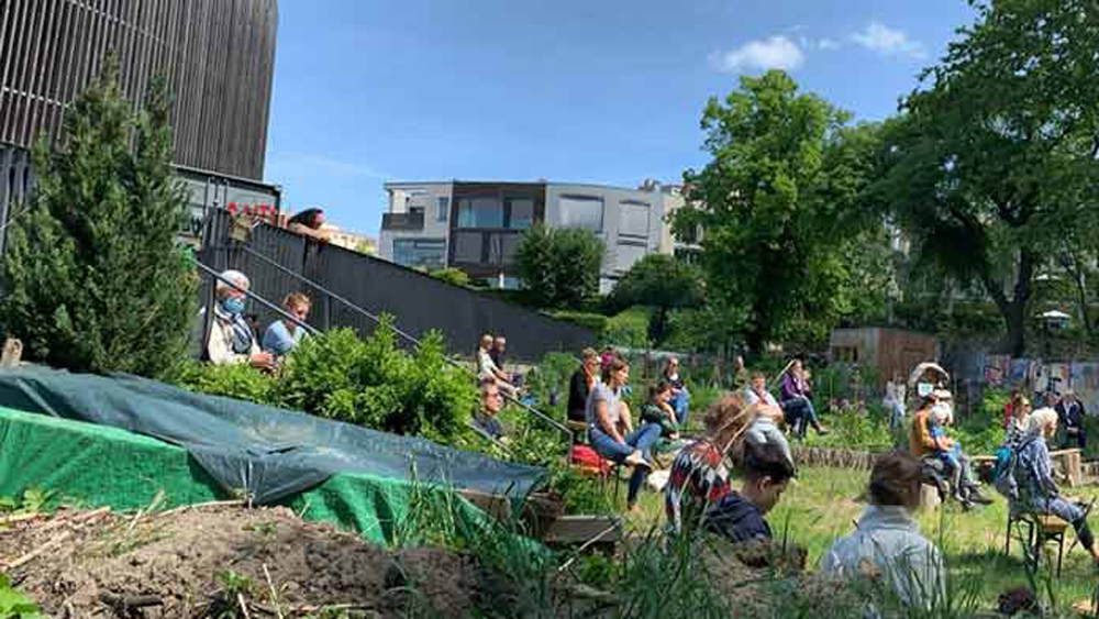 Garten NiemandsLand hinter der Kapelle der Versöhnung