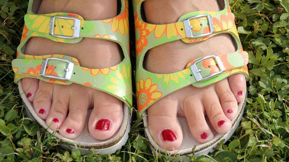 Jesus-Latschen für die Frau von Welt