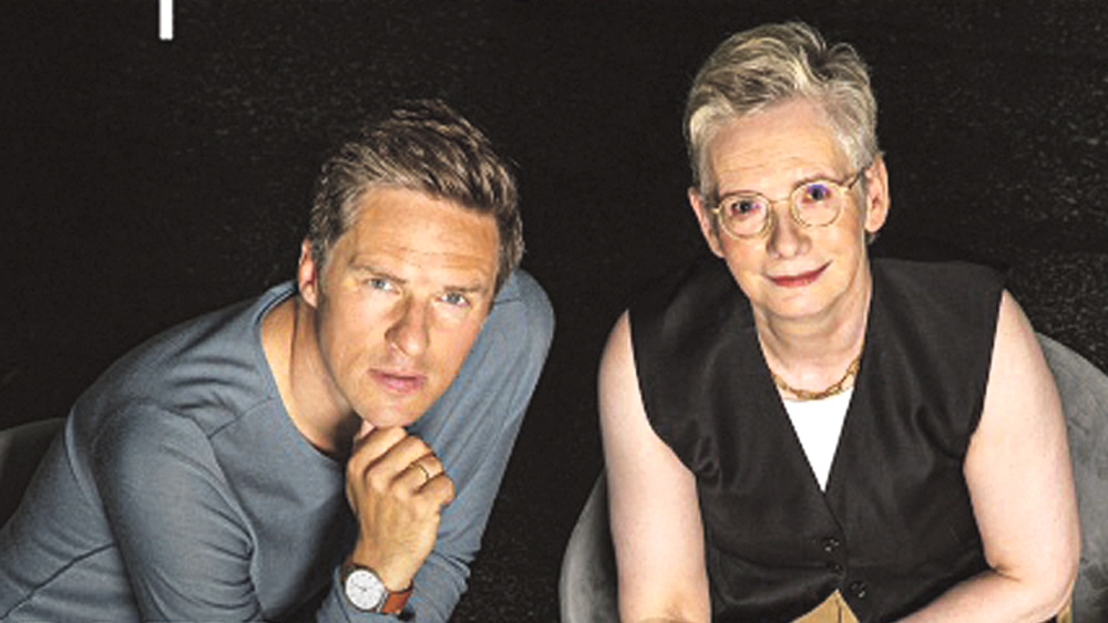 Ausschnitt aus Cover für Podcast "Bleib Mensch"