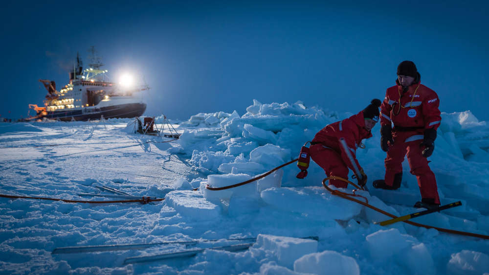Ein Wetter-Phänomen hat die Eisschmelze in der Arktis verlangsamt