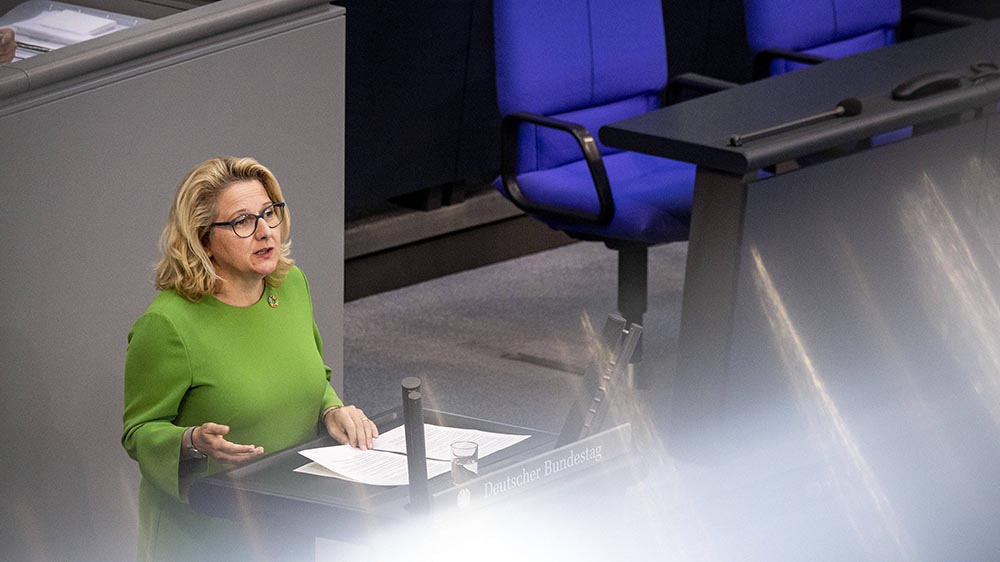 Entwicklungsministerin Svenja Schulze hat für 2024 weniger Geld in ihrem Etat