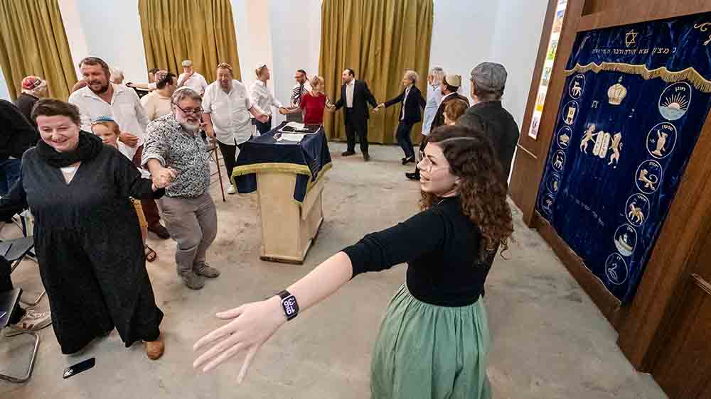 Die Gemeinde hat ihre neue Synagoge in Eigenregie gebaut